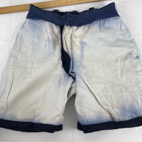 Vintage Boy Scouts Canada Official Design Wool Shorts Navy Uniform - Picture 7 of 8